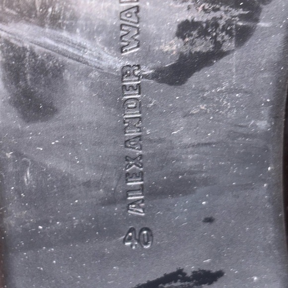 Alexander Wang Black Chunky Heel Lace-Up Shoes in size 9.5/40. Great condition - Picture 8 of 12